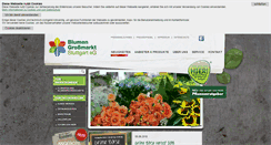 Desktop Screenshot of blumengrossmarkt.de